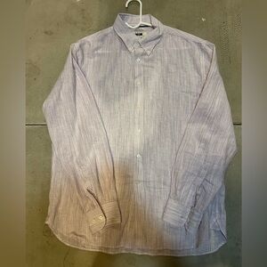 Joseph Abboud Cotton/Linen Blend Dress Shirt